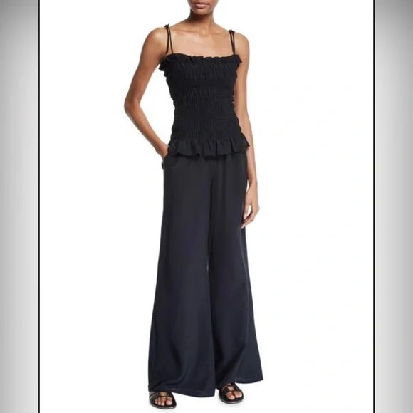 Tory Burch Pants Jumpsuits Tory Burch Navy Silk Pantsuit